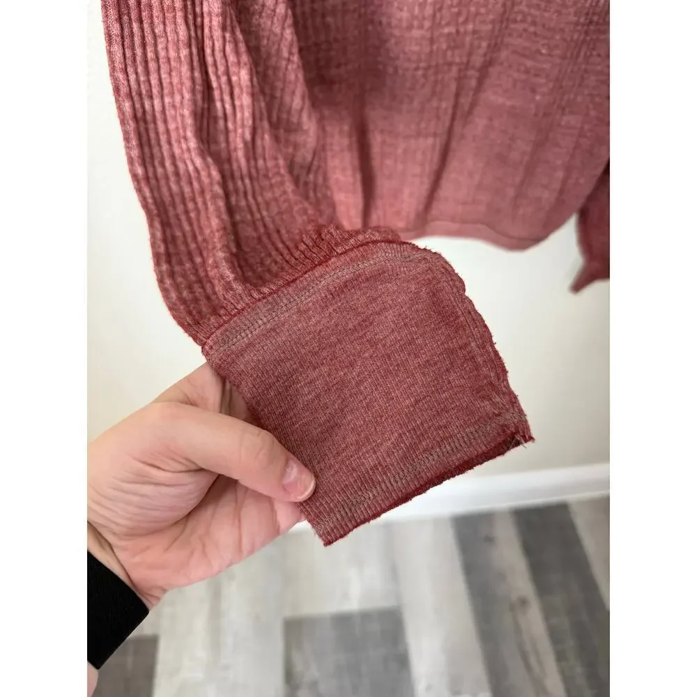 NWT Free People Southside Thermal Top Cinnamon Size Small